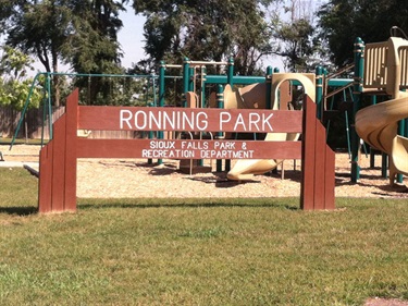 Ronning Park Sign