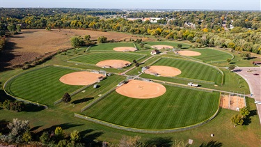 Aerial photo of Pasley Park