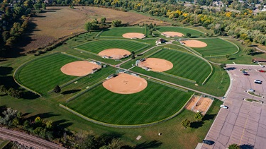 Aerial photo of Pasley Park