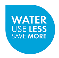 Water, use less save more illustration