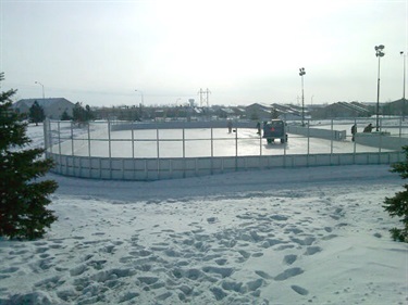 Memorial Park hockey rink