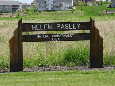Helen Pasley Park Sign