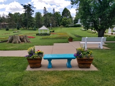 Tuthill Formal Gardens Bench
